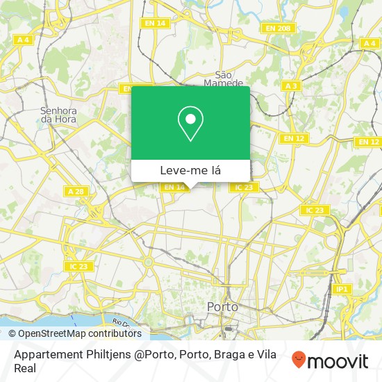 Appartement Philtjens @Porto mapa