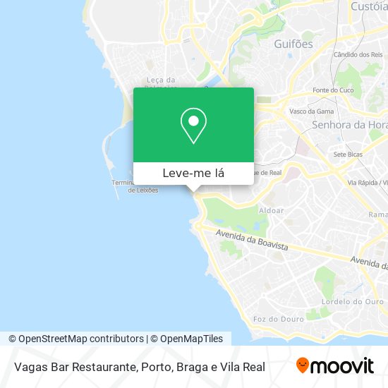 Vagas Bar Restaurante mapa