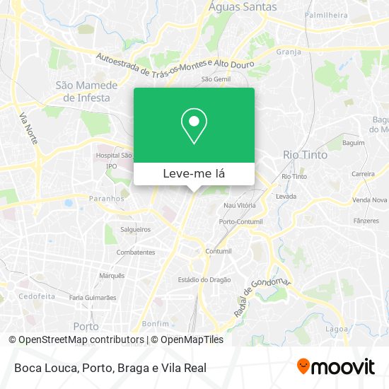 Boca Louca mapa