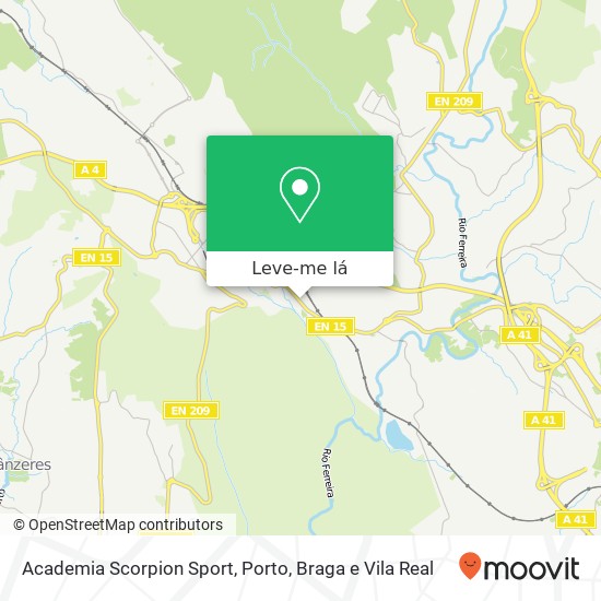 Academia Scorpion Sport mapa
