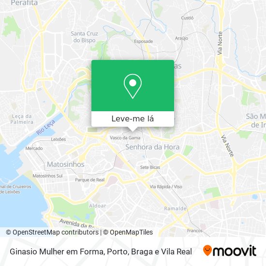 Ginasio Mulher em Forma mapa