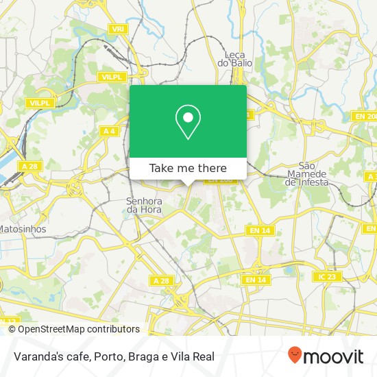 Varanda's cafe mapa