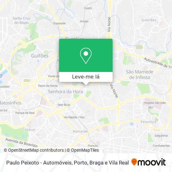 Paulo Peixoto - Automóveis mapa