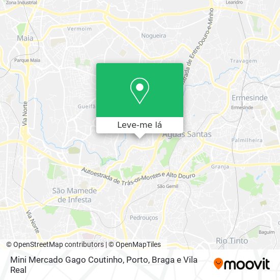 Mini Mercado Gago Coutinho mapa