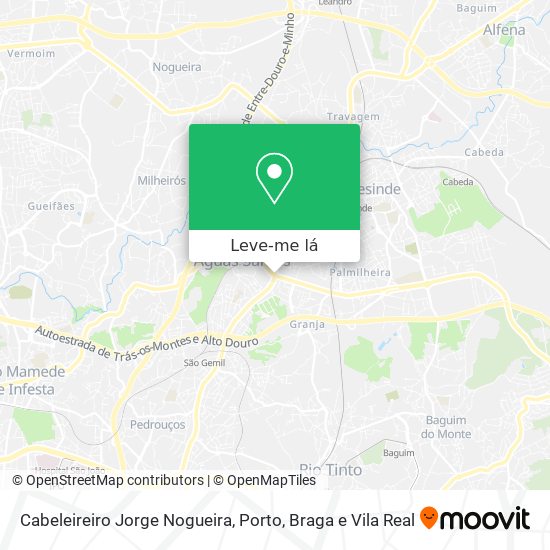 Cabeleireiro Jorge Nogueira mapa