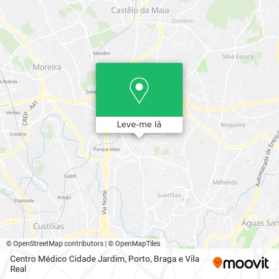 Centro Médico Cidade Jardim mapa