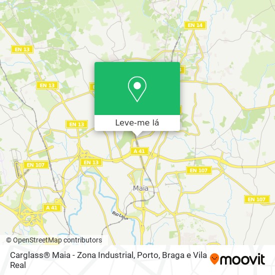 Carglass® Maia - Zona Industrial mapa