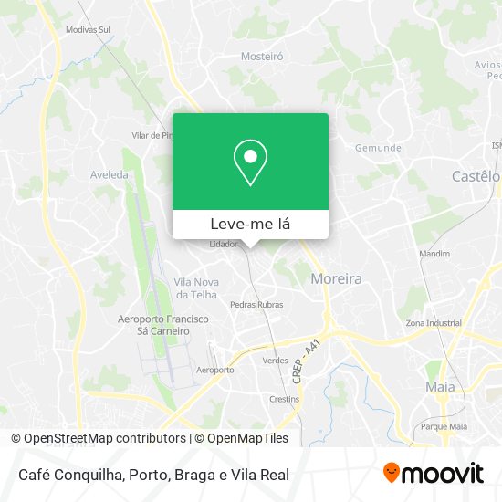Café Conquilha mapa