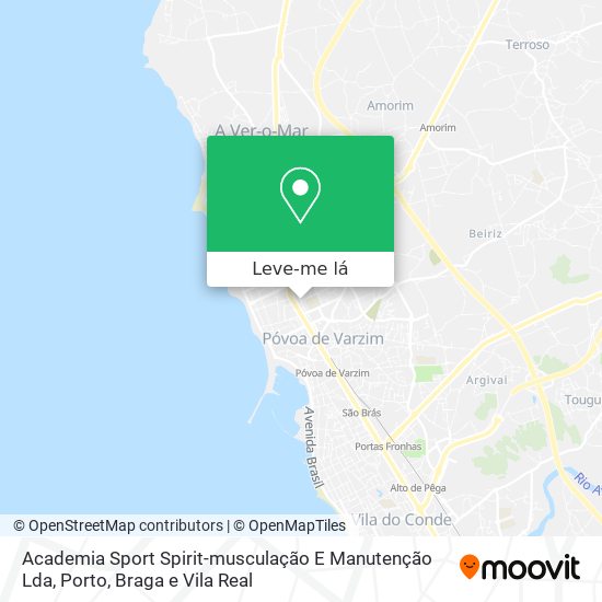 Academia Sport Spirit-musculação E Manutenção Lda mapa