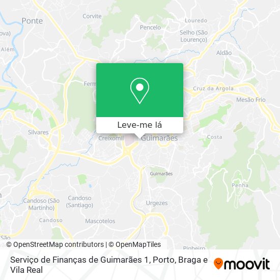 Serviço de Finanças de Guimarães 1 mapa