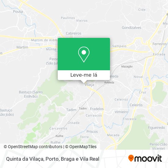 Quinta da Vilaça mapa