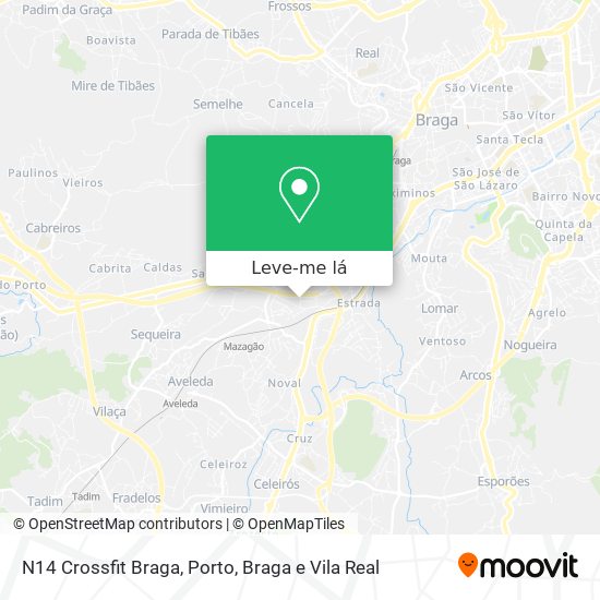 N14 Crossfit Braga mapa