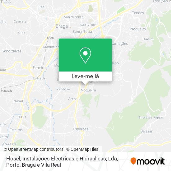 Flosel, Instalações Eléctricas e Hidraulicas, Lda mapa