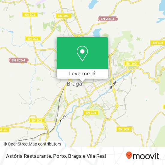 Astória Restaurante mapa