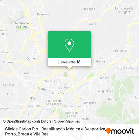 Clínica Carlos Rio - Reabilitação Médica e Desportiva mapa