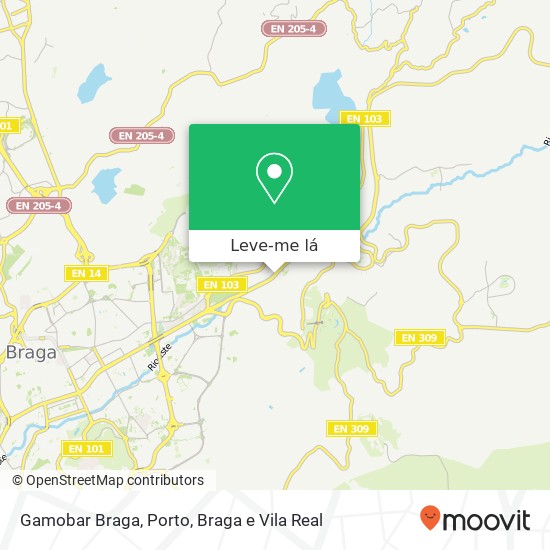 Gamobar Braga mapa