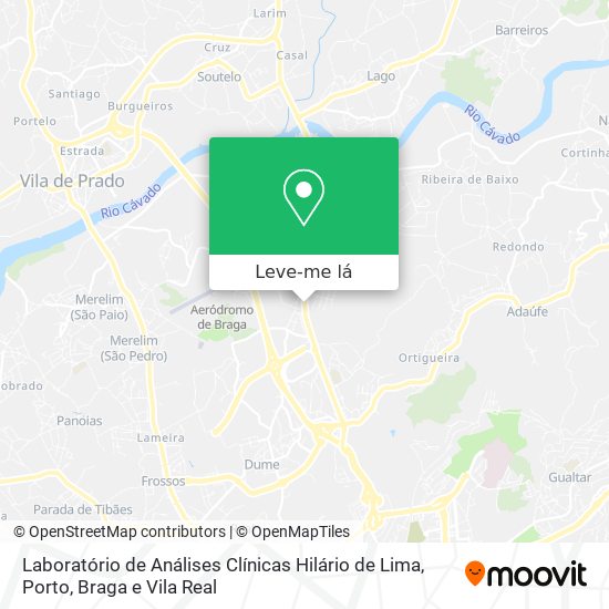 Laboratório de Análises Clínicas Hilário de Lima mapa