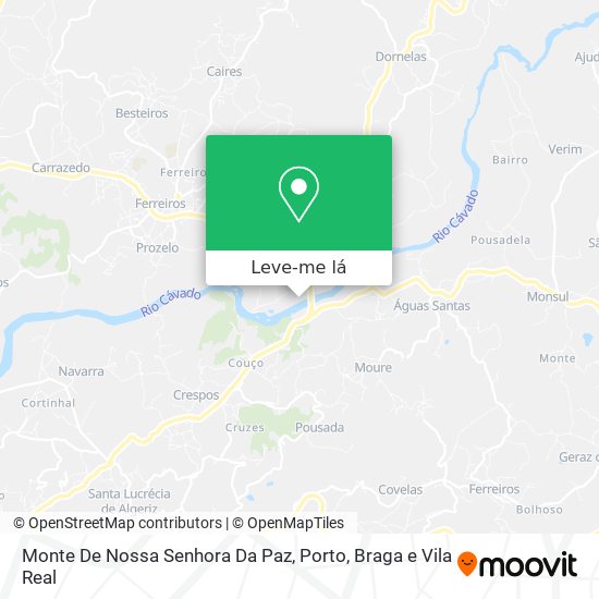 Monte De Nossa Senhora Da Paz mapa