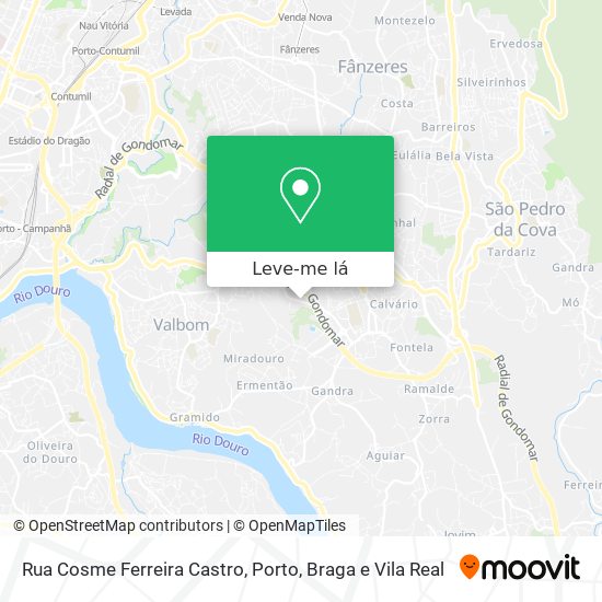 Rua Cosme Ferreira Castro mapa