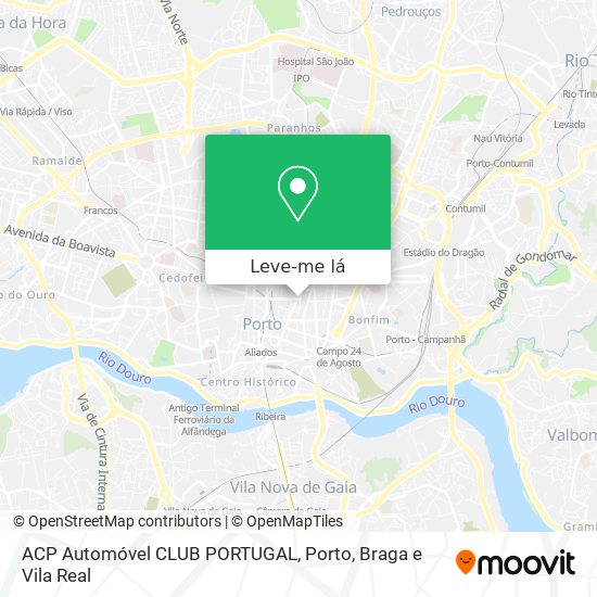 ACP Automóvel CLUB PORTUGAL mapa