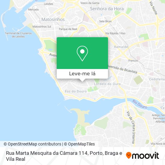 Rua Marta Mesquita da Câmara 114 mapa