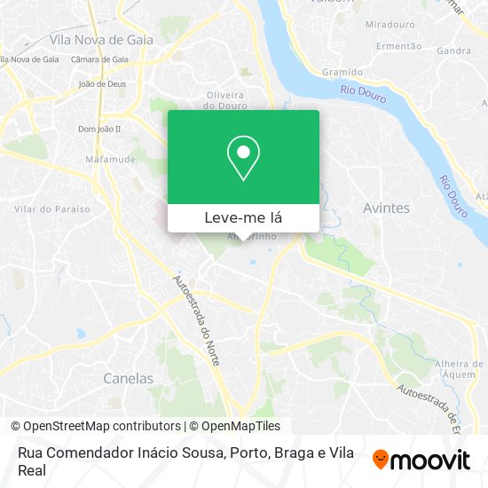 Rua Comendador Inácio Sousa mapa