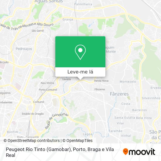 Peugeot Rio Tinto (Gamobar) mapa