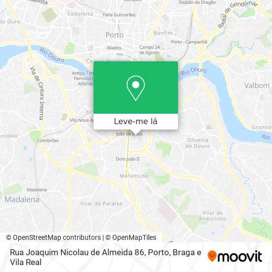 Rua Joaquim Nicolau de Almeida 86 mapa