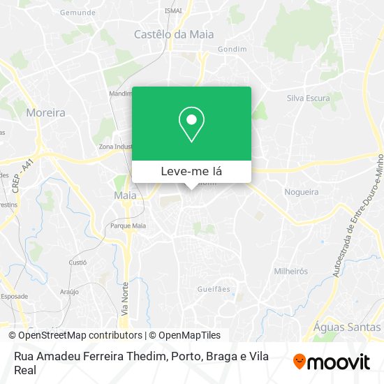 Rua Amadeu Ferreira Thedim mapa