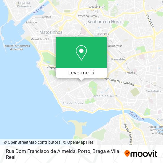 Rua Dom Francisco de Almeida mapa