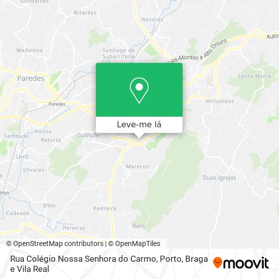 Rua Colégio Nossa Senhora do Carmo mapa