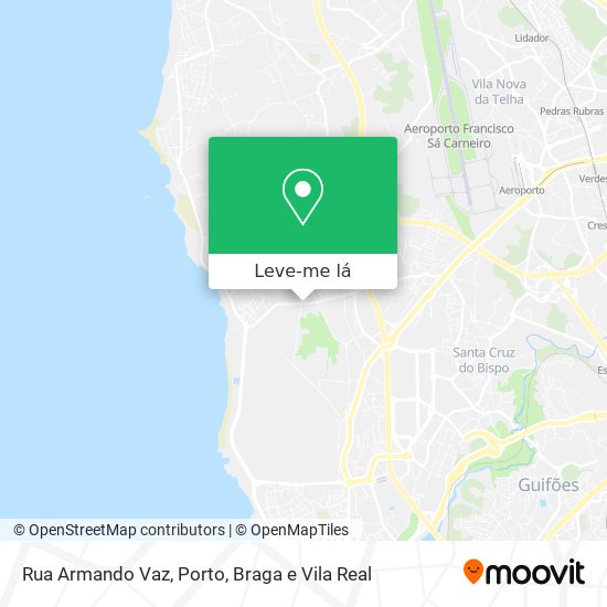 Rua Armando Vaz mapa