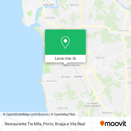 Restaurante Tia Mila mapa