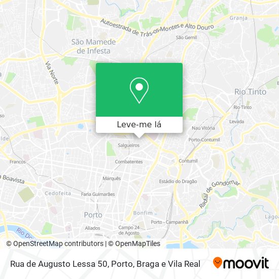 Rua de Augusto Lessa 50 mapa