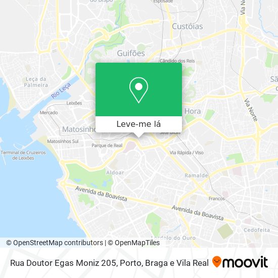 Rua Doutor Egas Moniz 205 mapa