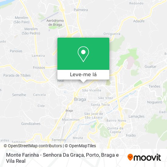 Monte Farinha - Senhora Da Graça mapa