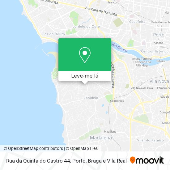 Rua da Quinta do Castro 44 mapa
