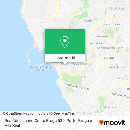 Rua Conselheiro Costa Braga 539 mapa