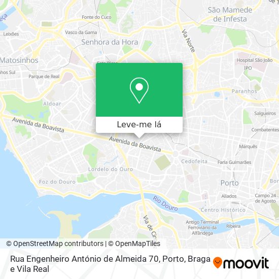 Rua Engenheiro António de Almeida 70 mapa