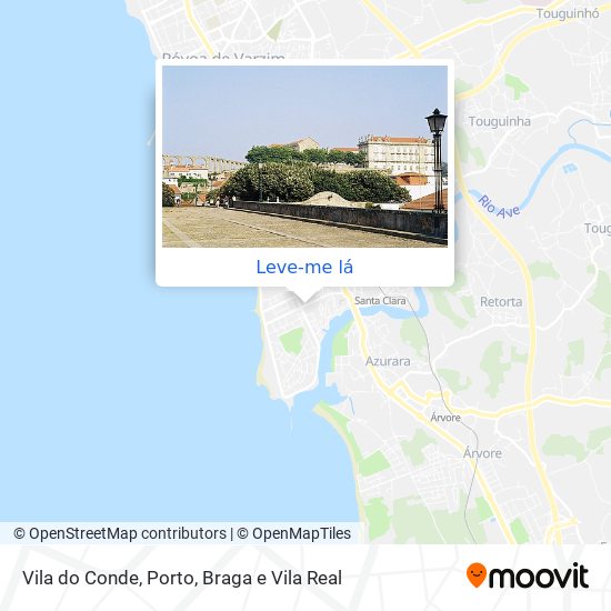 Vila do Conde mapa