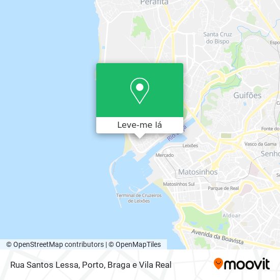 Rua Santos Lessa mapa