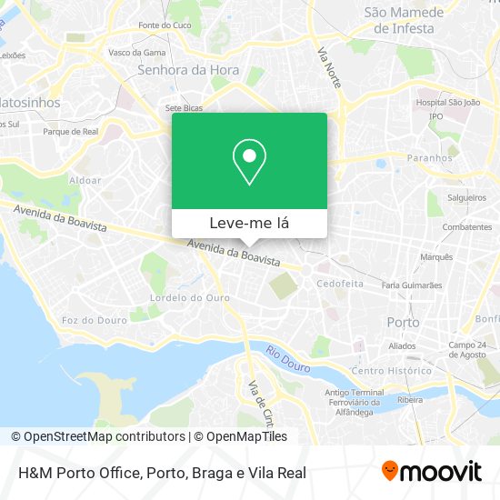 H&M Porto Office mapa