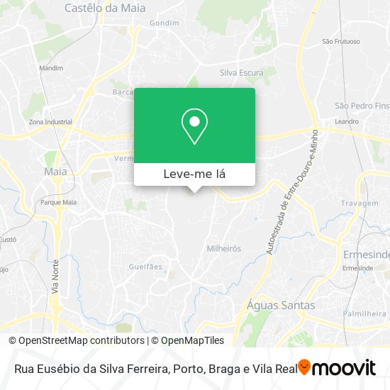 Rua Eusébio da Silva Ferreira mapa
