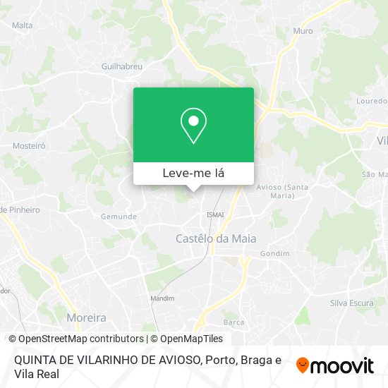 QUINTA DE VILARINHO DE AVIOSO mapa