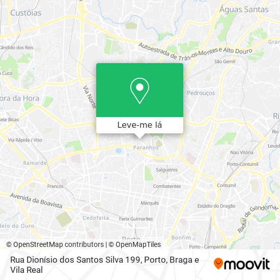 Rua Dionísio dos Santos Silva 199 mapa