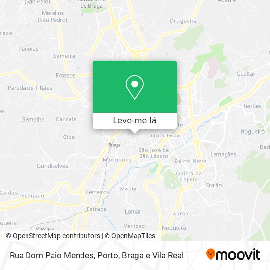 Rua Dom Paio Mendes mapa