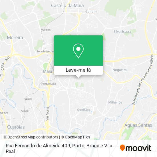 Rua Fernando de Almeida 409 mapa