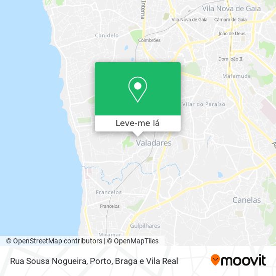 Rua Sousa Nogueira mapa