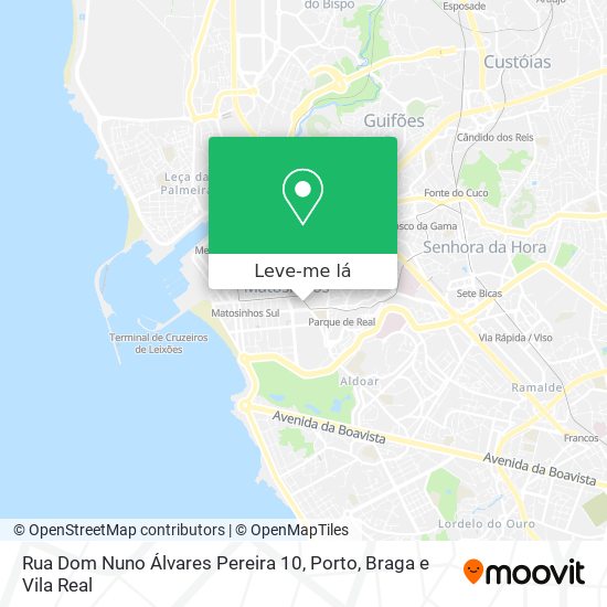 Rua Dom Nuno Álvares Pereira 10 mapa