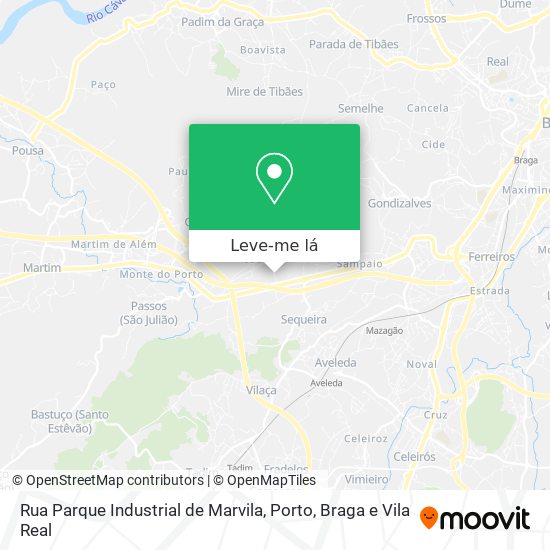 Rua Parque Industrial de Marvila mapa